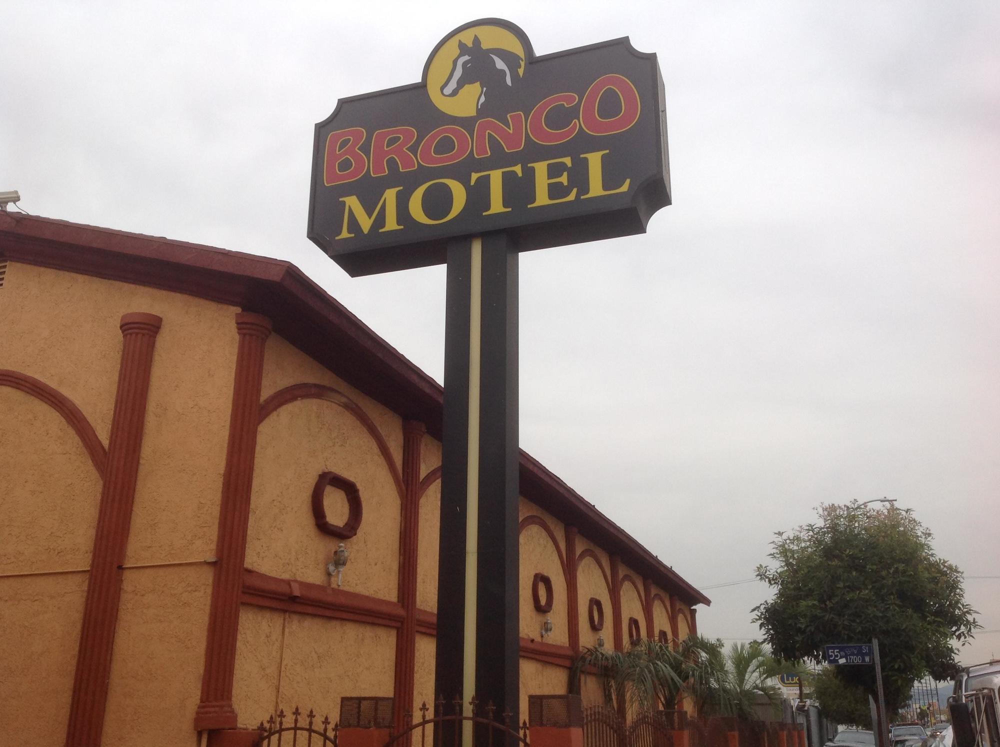 Bronco Motel Los Angeles Exterior foto